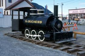 Bild: Dampflock in Carcross